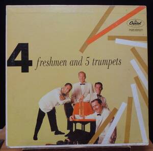 【JV124】FOUR FRESHMEN「4 Freshmen And 5 Trumpets」, 57 US Original　★ジャズ・ボーカル