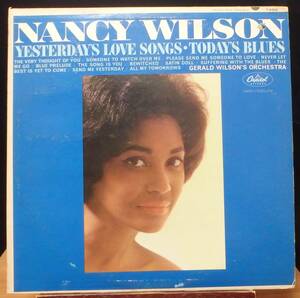 【JV022】NANCY WILSON「Yesterday's Love Songs Today's Blues」, 65 US mono Repress　★ジャズ・ボーカル/ビッグ・バンド