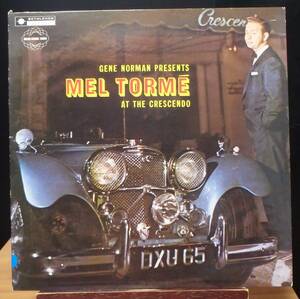 【JV112】MEL TORME「Mel Torme At The Crescendo (クレセンドのメル・トーメ)」, 84 JPN mono Reissue/見本盤　★ジャズ・ボーカル