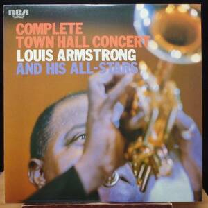 【JV107】LOUIS ARMSTRONG And His All-Stars「Complete Town Hall Concert」, 77 JPN mono Compilation　★スイング