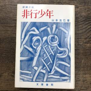 Z-8754■記録小説 非行少年■山本克巳/著■文理書院■1975年9月25日第9刷