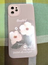 iphone12白いお花ケース_画像1