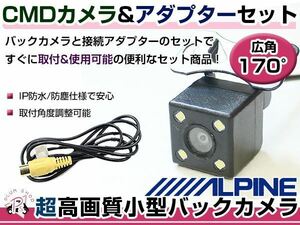 高品質 バックカメラ & 入力変換アダプタ セット ホンダ系 7D-FI-NR フィット リアカメラ