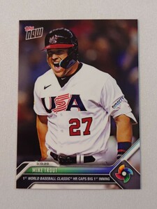 topps now card Mike Trout USA WBC-41 WBC 2023 トップスナウ カード マイク・トラウト アメリカ代表 Los Angeles Angels エンゼルス