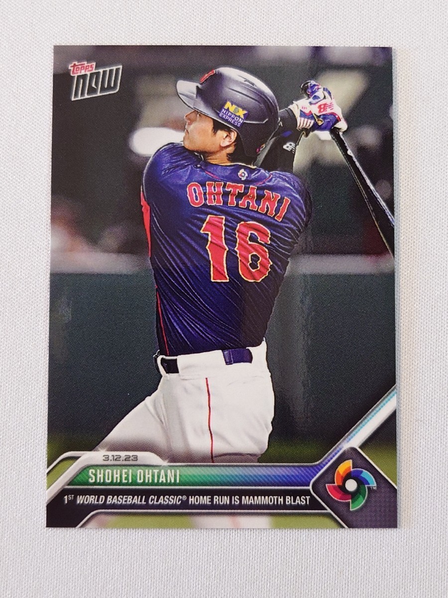 本日の目玉 Topps now WBC2023 カード#72 大谷翔平 侍ジャパンアメリカ