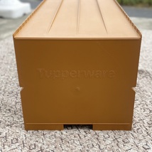 Tupperware/タッパーウェア スーパーチェスト 引き出し 2段 ブラウン 衣装ケース 衣類収納 収納ボックス_画像8