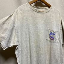 雰囲気系　オールド　アメリカ製　MYRTLE BEACH プリント　ポケットTシャツ　XL 半袖Tシャツ　90s 古着　ヴィンテージ　DELTA ポケT_画像9