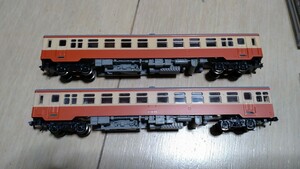 キハ10（T）　キハ16（T）TOMIX-2446&2444　国鉄キハ10系気動車　動力なし　単品2両セット