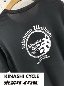 SALE！売り切り！XL 木梨サイクル Tシャツ luluhono waihaa KINASHI CYCLE ハワイプリント　カピオラニ公園　ダイヤモンドヘッド