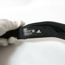 古着 OSFZ(54-57cm) adidas/アディダス ゴルフ サンバイザー 帽子 キャップ ブラック HD7304_画像8