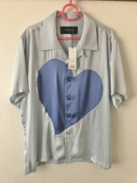 milkboy SILKY HEART SHIRTS ハート シャツ ブラウス