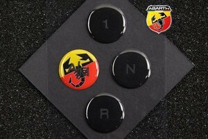 ★非売品 限定版 特注仕様 ABARTH アバルト 695 シフトボタン トリブート フェラーリ 500 595 COMPETIZIONE S3838