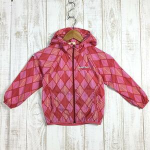 KIDs 100 Mont Bell window blast print parka Kids Wind shell jacket MONTBELL 1103275 pink series 