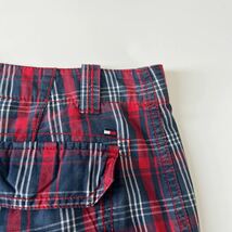 TOMMY HILFIGER トミーヒルフィガー ハーフカーゴパンツ チェック W30_画像5