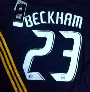 [値下げ交渉] ロサンゼルス・ギャラクシー #23 ベッカム 長袖 Tシャツ 未使用 adidas / アディダス 検)LA Los Angeles Galaxy Beckham L/S