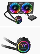 Thermaltake Floe Riing RGB 280 TT Premium Edition 一体型水冷CPUクーラー [RGB LED 搭載] FN1115 CL-W167-PL14SW-A_画像1