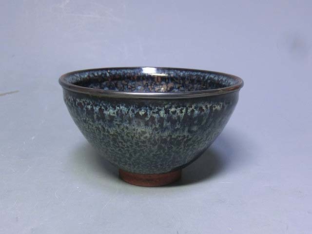 491725 木村盛和作油滴天目釉茶碗(共箱)茶道具・陶芸家| JChere雅虎
