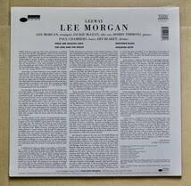 高音質 LP : Lee Morgan / Leeway シールド未開封デッドストック美品 180g重量盤 ヴァージンヴァイナル使用 Blue Note B1 7243 8 32089 1 3_画像3