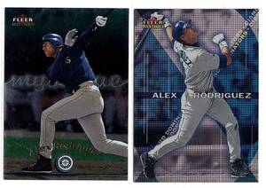 MLB 2000 Fleer Mystique #96&10of10DD Alex Rodriguez アレックス・ロドリゲス　A・ロッド　2枚セット　新品ミント状態品