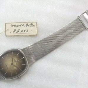 70s高級ウォルサムLINCOLN手巻腕時計動品（磨き済） X272の画像1
