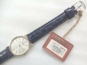 新品高級セイコーソシエクオーツ腕時計定価22000円　X349