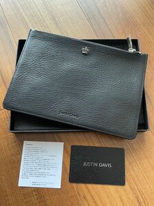 【新品未使用】LEATHER POUCH(S) ジャスティンデイビス