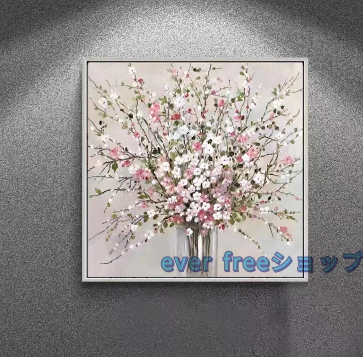 Popular beautiful items ☆ Pure hand-painted paintings, flowers, drawing room paintings, entrance decorations, hallway murals, painting, oil painting, Nature, Landscape painting