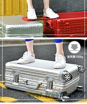 新品★アルミスーツケース 全金属 20インチ トランク 旅行用品 キャリーバッグ キャリーケース TSAロック 全6色 旅行バッグ_画像3