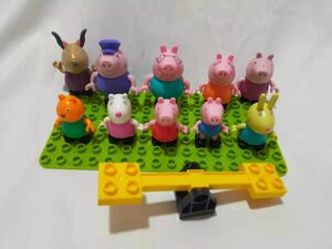 ペッパピッグ レゴ相互 ブロック フィギュア プレゼント LEGO