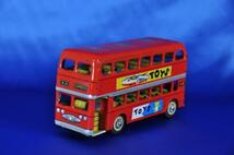 E461 TOYS BUS 二階建て ブリキ 48 EXPRESS_画像1