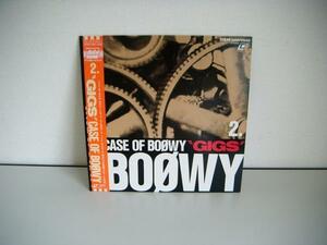 L405 ★帯付★ GIGS ２ CASE OF BOOWY 氷室恭介 布袋寅泰