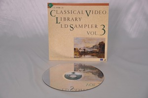 L696　LD　CLASSIC21 クラシック・ビデオ・ライブラリー LDサンプラー VOL.3　PLC-1007