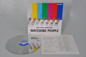 L866　LD チェックディスク　WATCHING PEOPLE　HIGH VISUAL・CHECK DISC　パイオニア　SC048-6110