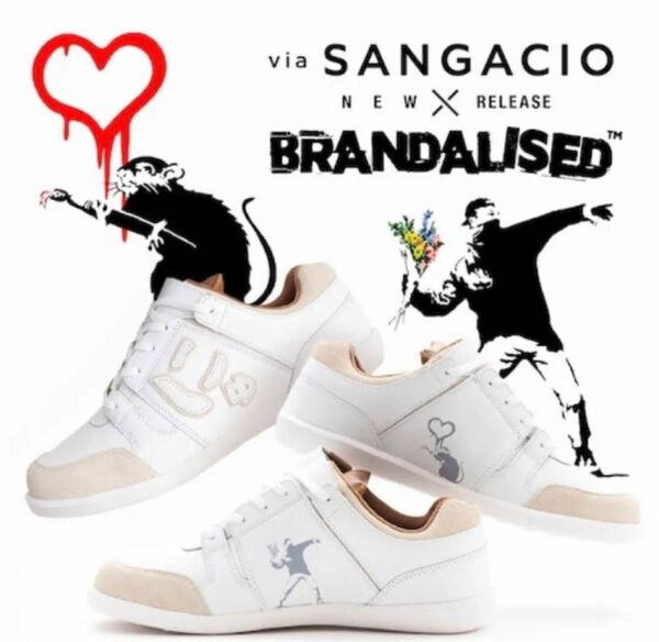 にゅーず　バンクシー　BRANDALISED サンガチオ　SANGACIO 27.0cm