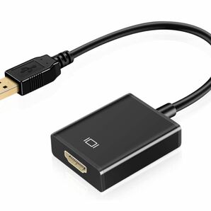 USB HDMI 変換アダプタ 5Gbps高速伝送 usbディスプレイアダプタ 1080P USB HDMI 変換コネクタ