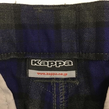 【美品】カッパ パンツ グレー×ブルー チェック柄 メンズ 85 ゴルフウェア Kappa_画像5