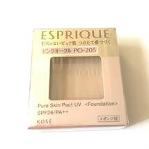 新品 ◆ESPRIQUE (エスプリーク) ピュアスキン パクトUV PO205 (ファンデーション)◆ レフィル パウダーファンデーション_画像1