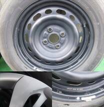 185/65R15 マツダ純正 スチールホイール デミオ 15×5.5J P100/4H IS40 HB54 4本セット_画像4