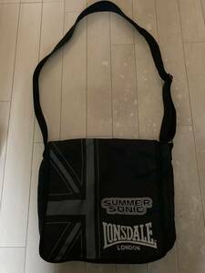 ロンズデール×サマーソニック LONSDALE×SUMMER SONIC ショルダーバッグ ブラック