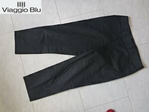 2万　ビアッジョブルー(Viaggio Blu)　黒　ブラック　7分丈パンツ　2　　M相当