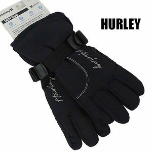 新品未使用 S-Mサイズ ハーレー 女性用 スノボー グローブ HURLEY SNOWDRIFT SNOW GLOVE BLACK LADYS レディース スノーグローブ スノボ