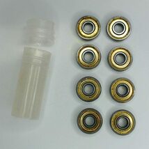 SW WHITE WHEEL&BEARING SET 54×32mm 100A ABEC9 ベアリング付き スケートボード BLANC ウィール スケボー [返品、交換不可]_画像5