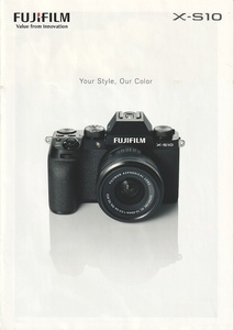 Fujifilm Fuji X-S10 catalog /2022.1( unused beautiful goods )