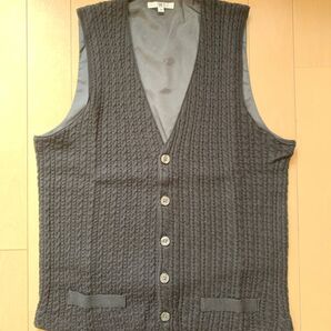 【新品S】スーツセレクト SUIT SELECT ベスト◆ブラック黒◆ウール Merino Blend◆匿名配送