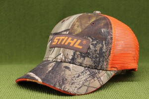 限定1新品US物 STIHL スティール スチール メッシュキャップ 帽子 迷彩xオレンジ カモCAMO DRIDUCK 管0403nska