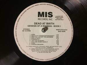 DEAD AT BIRTH ♪GENESIS OF A MADMAN - BOOK Ⅰ US オリジナル