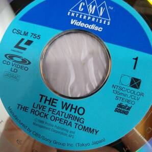 R6472 LD・レーザーディスク THE WHO／TOMMY, NEW LIVE '89の画像3