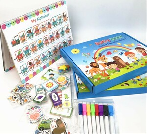  monte so-li pre school biji- book intellectual training toy child English education teaching material 