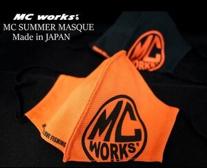 MCワークス サマ―マスク／MC works' SUMMER MASQUE／ブラック／Made in Japan