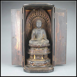 M1639 era tree engraving . sphere eye Buddhist image .. height 38.| era. lack equipped beautiful goods ZR!zn